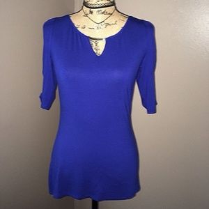 🌟White House Black Market Top Royal Blue Ruched